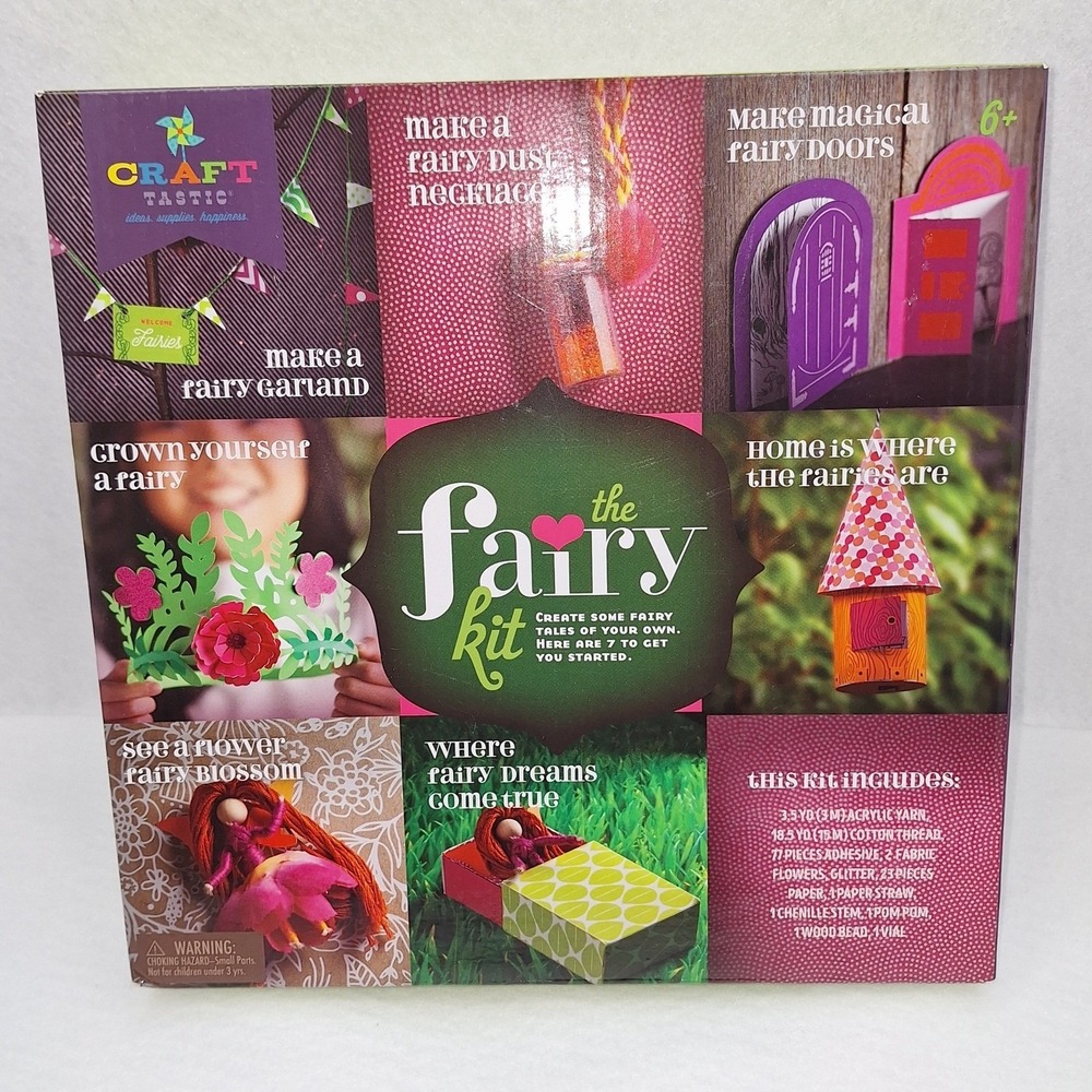 Craft Tastic The Fairy Kit Make Fairy Crafts Creative Art Project Girl Gift